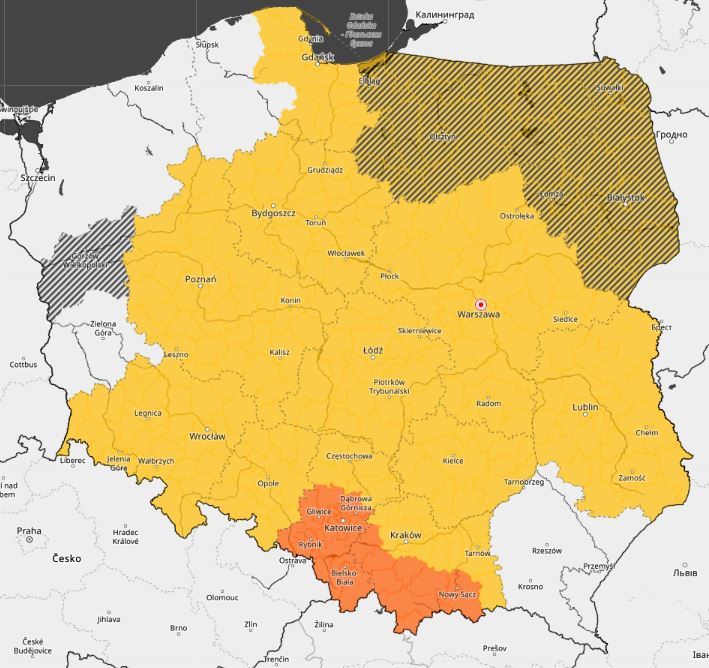 Ostrzeżenia meteo 30.08.21