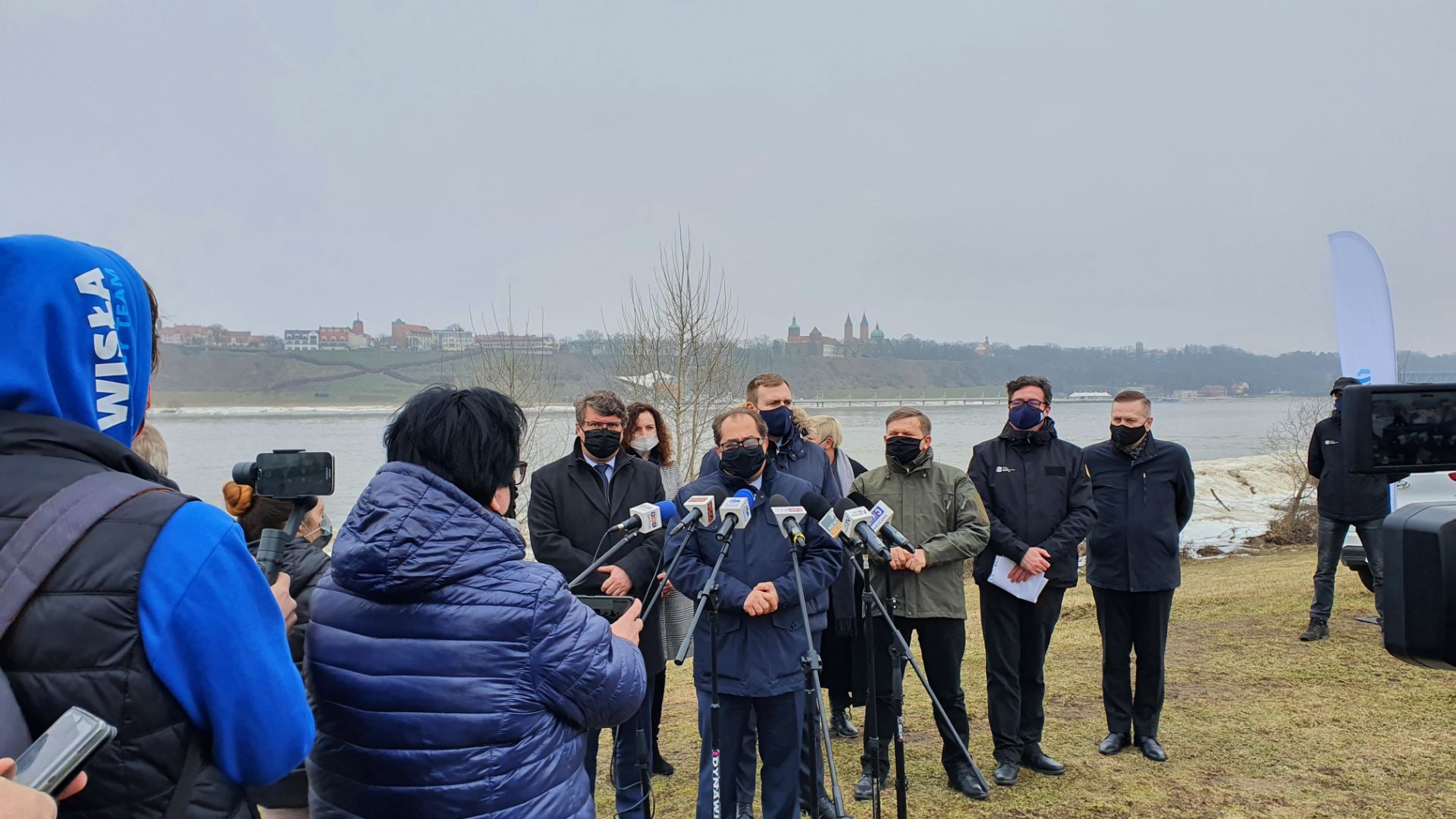 Briefing prasowy Płock 1.03.21 Fot. Wody Polskie